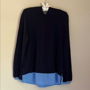 Chico's navy and Blue Sweatshirt